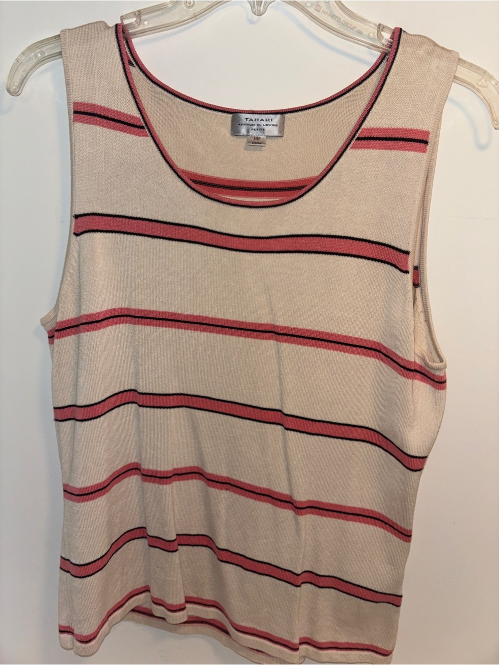 Tahari Arthur S. Levine Sleeveless Knit
